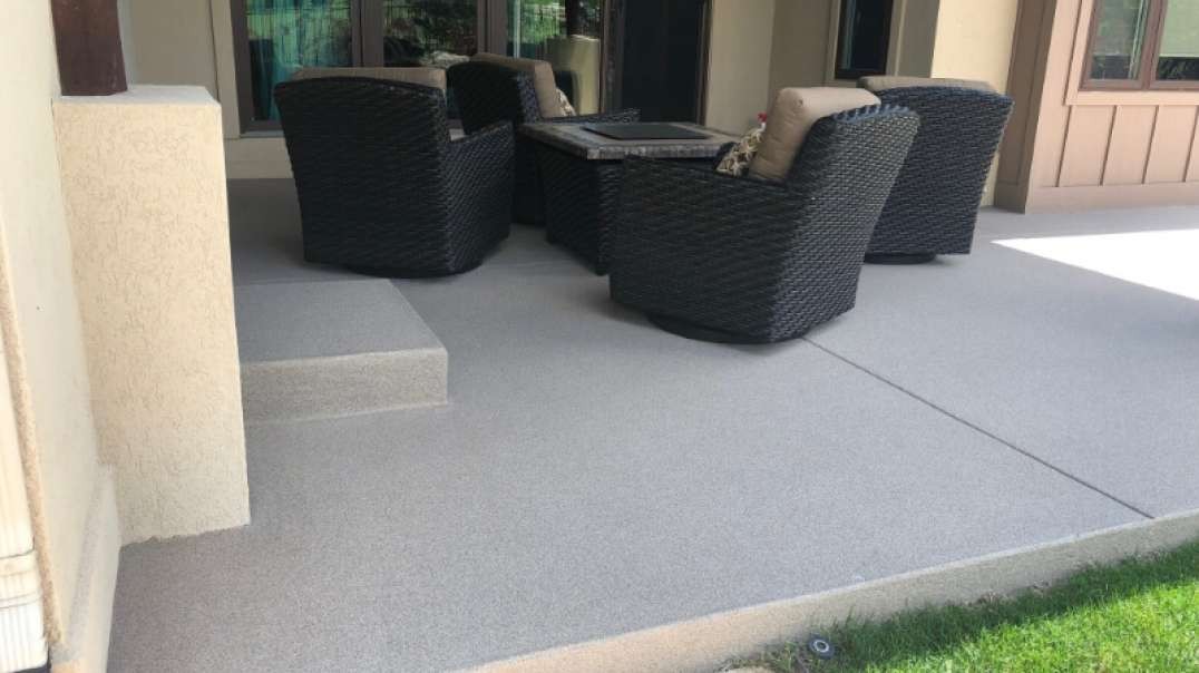 Mile High Concrete Patio Coating in Berthoud, CO